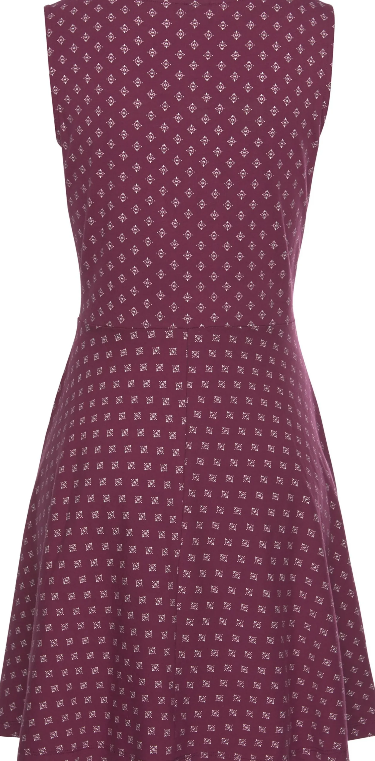 Strandkleider|Kleider|Beachtime Strandkleid bordeaux-weiß