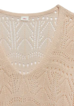 Strandmode|Pullover|s.Oliver Strandpullover sand