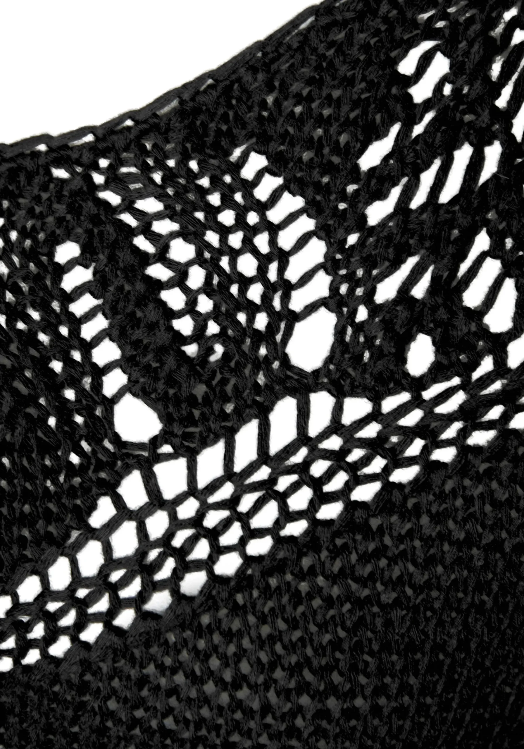 Pullover|LASCANA Strandpullover schwarz