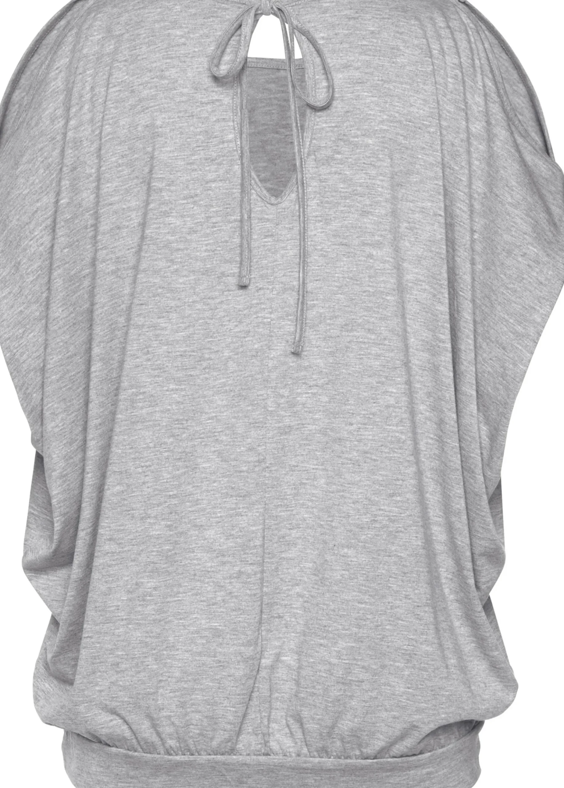 Strandmode|LASCANA Strandshirt grau-meliert