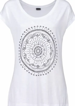 Strandmode|LASCANA Strandshirt weiß