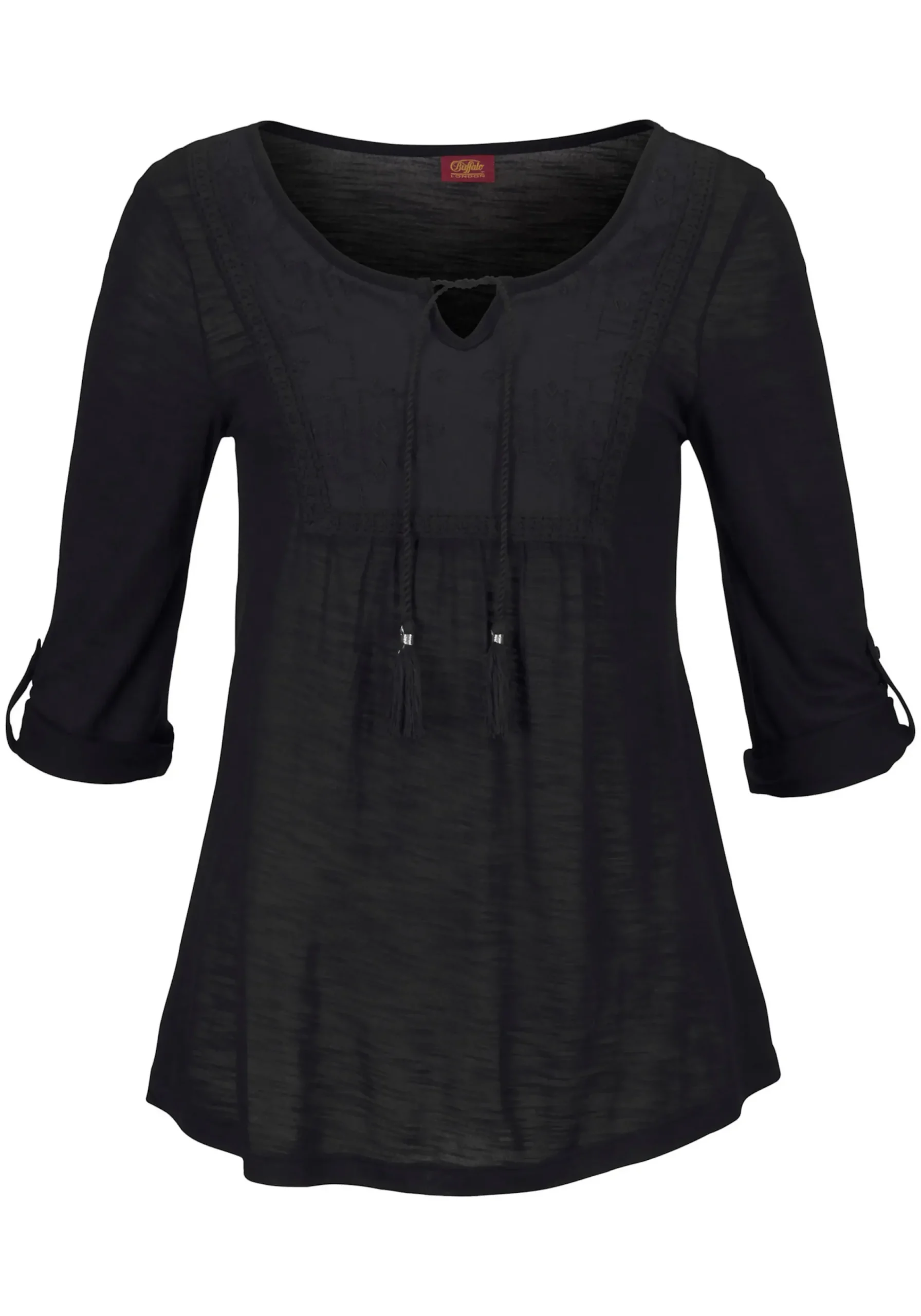 Shirts|Buffalo Strandshirt schwarz