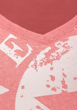 Shirts|Venice Beach Strandshirt neonkoralle-meliert