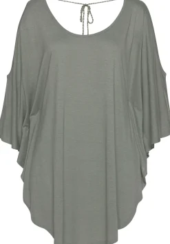 Shirts|LASCANA Strandshirt khaki