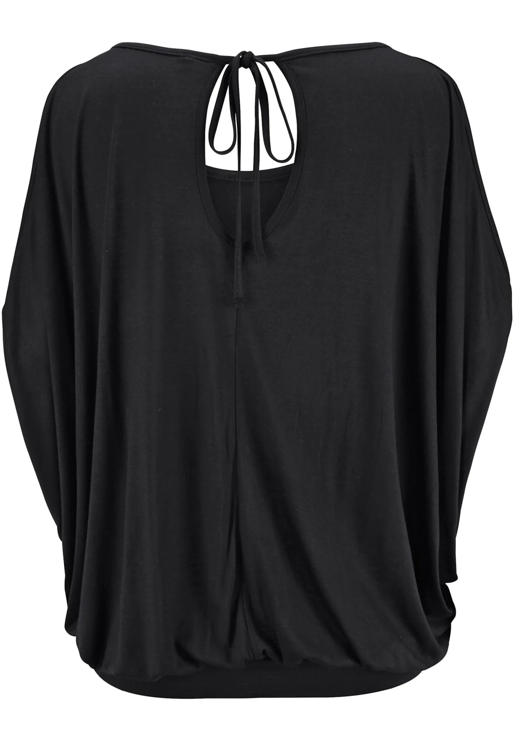Strandmode|Shirts|LASCANA Strandshirt schwarz