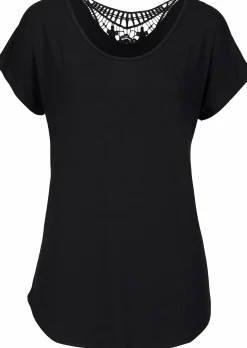 Shirts|LASCANA Strandshirt schwarz