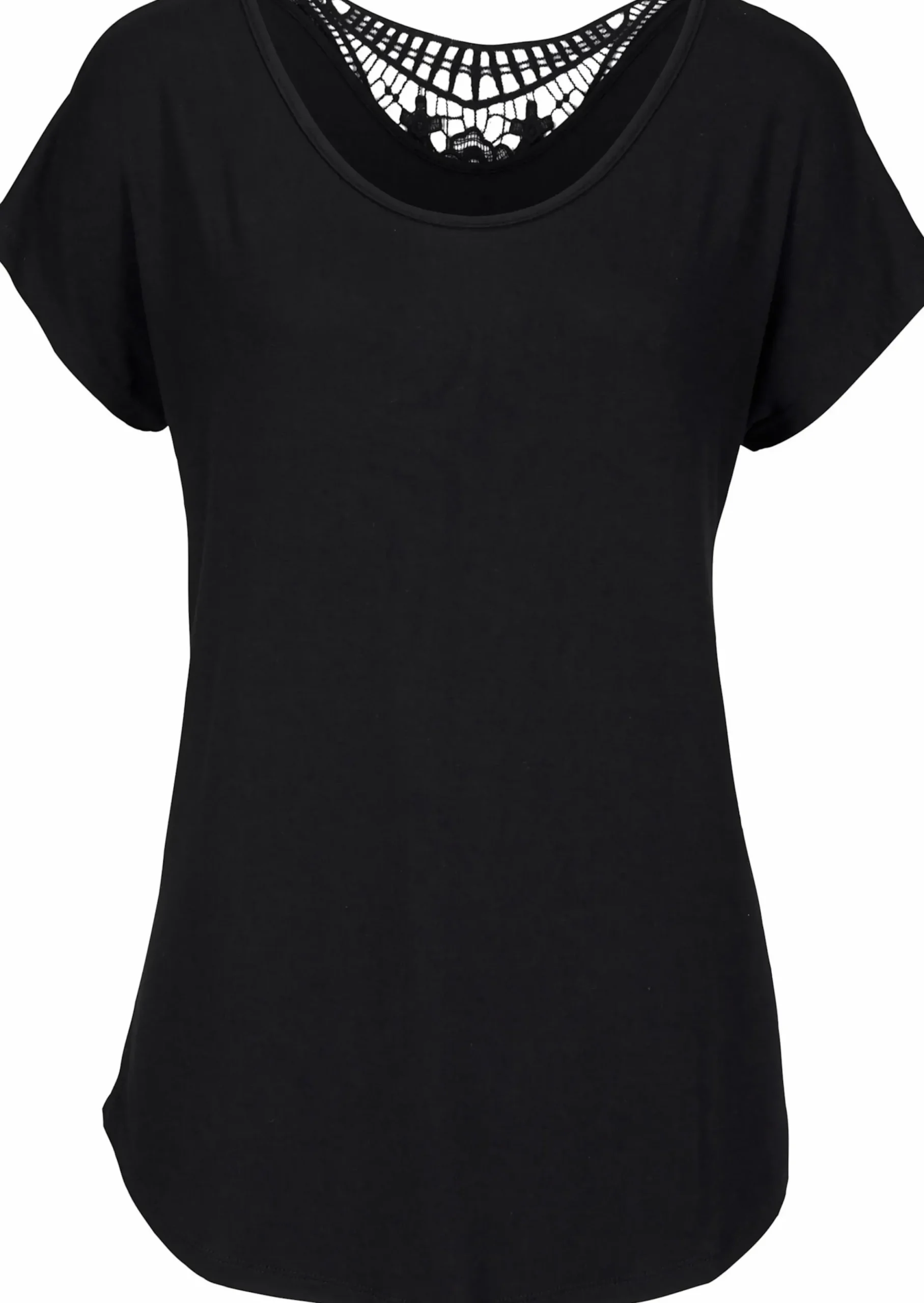 Shirts|LASCANA Strandshirt schwarz