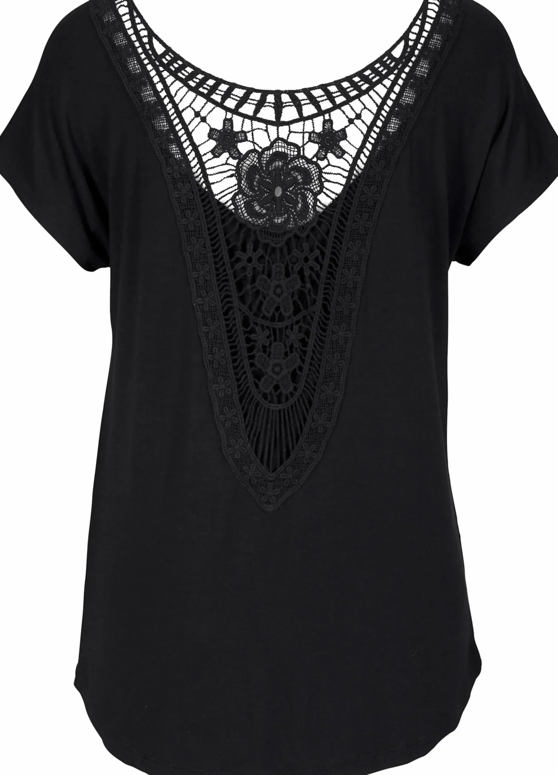 Shirts|LASCANA Strandshirt schwarz