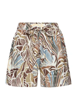 Strandmode|LASCANA Strandshorts creme-khaki-hellblau-braunbedruckt
