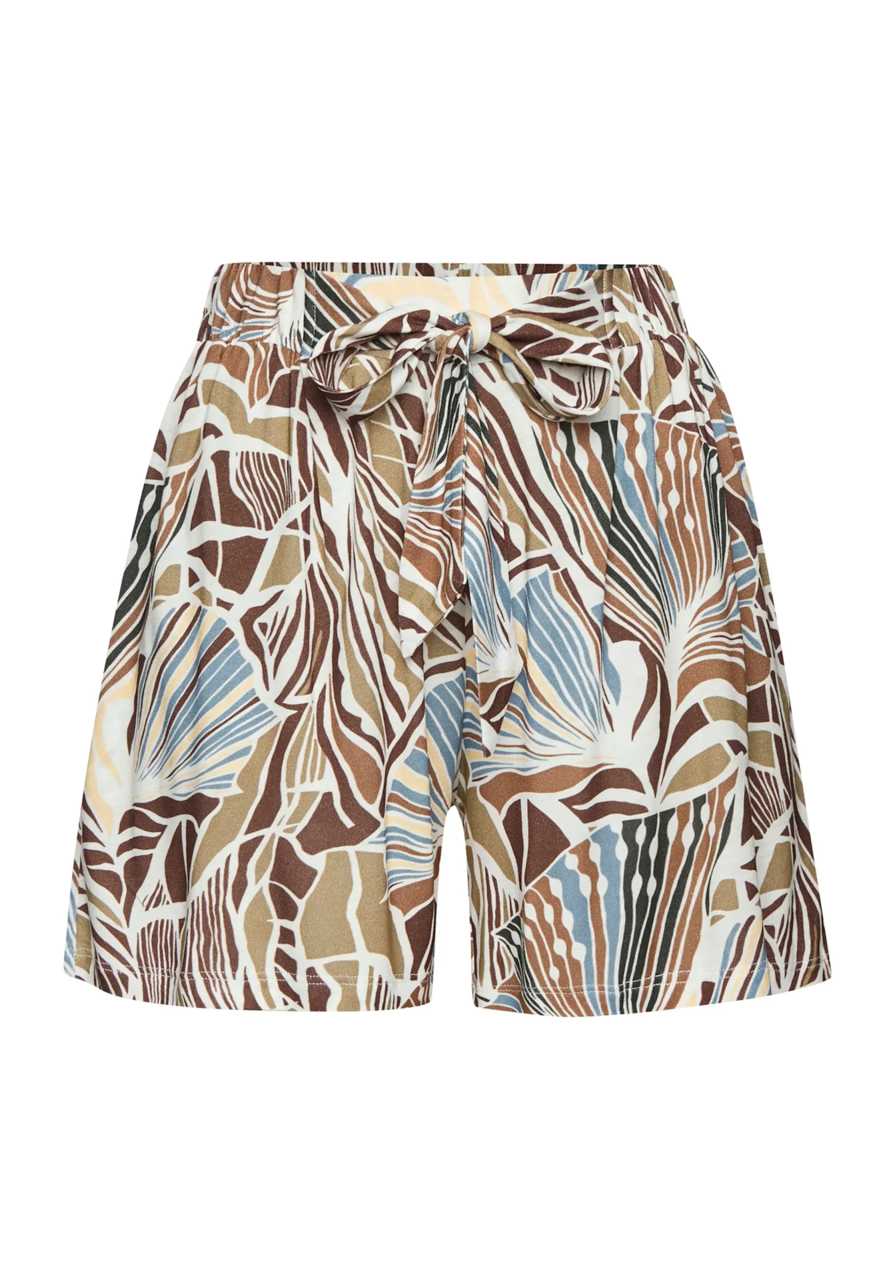Strandmode|LASCANA Strandshorts creme-khaki-hellblau-braunbedruckt
