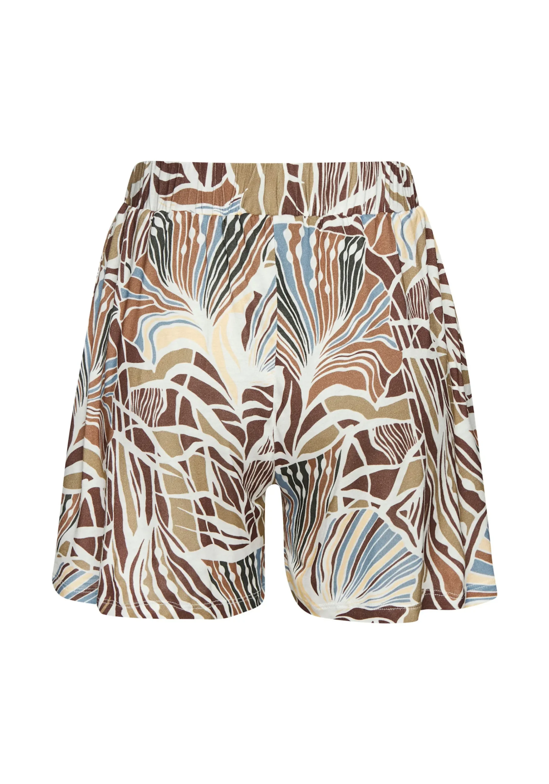 Strandmode|LASCANA Strandshorts creme-khaki-hellblau-braunbedruckt