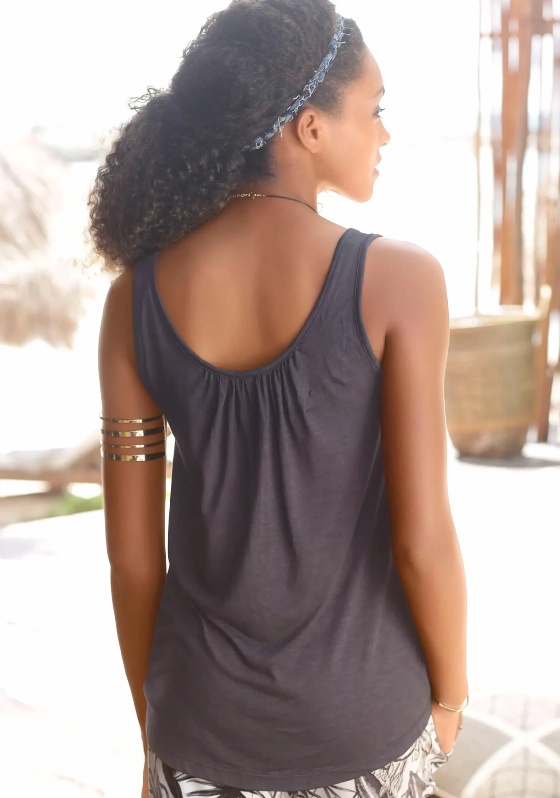 Strandmode|Buffalo Strandtop anthrazit