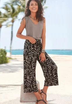 Strandmode|Shirts|LASCANA Strandtop taupe
