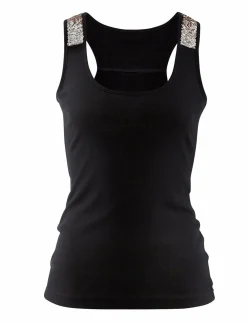 Shirts|LASCANA Strandtop schwarz