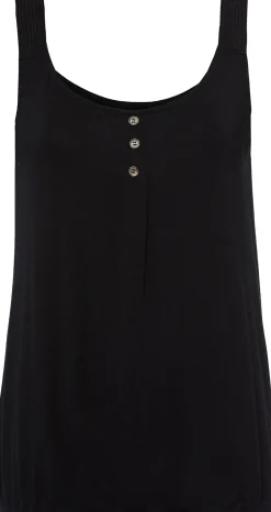 Strandmode|LASCANA Strandtop taupe,schwarz