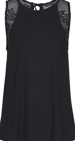Strandmode|Shirts|LASCANA Strandtop schwarz