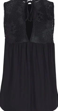 Strandmode|Shirts|LASCANA Strandtop schwarz