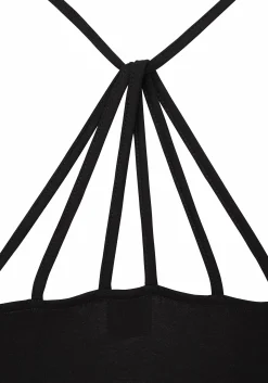 Strandmode|Buffalo Strandtop schwarz