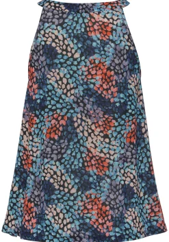 Strandmode|s.Oliver Strandtop blau-korallebedruckt