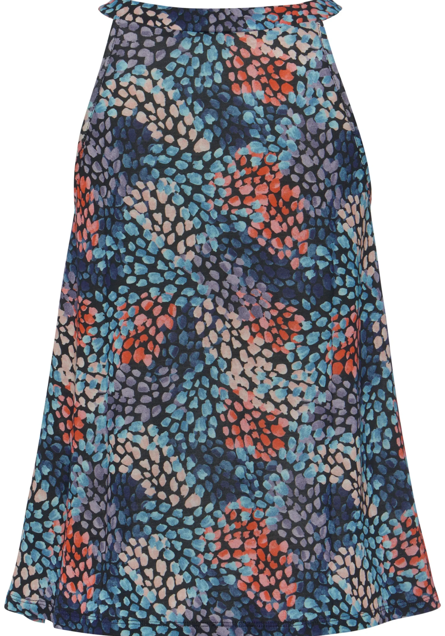 Strandmode|s.Oliver Strandtop blau-korallebedruckt