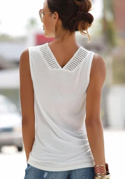 Strandmode|LASCANA Strandtop creme
