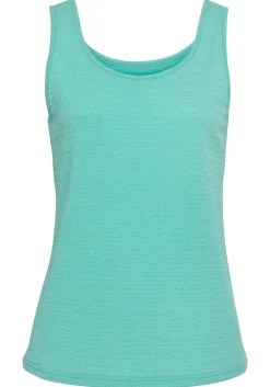 Strandmode|Shirts|Vivance Strandtop apricot,türkis