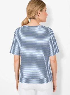 Shirts| Streifenshirt bleu-gestreift