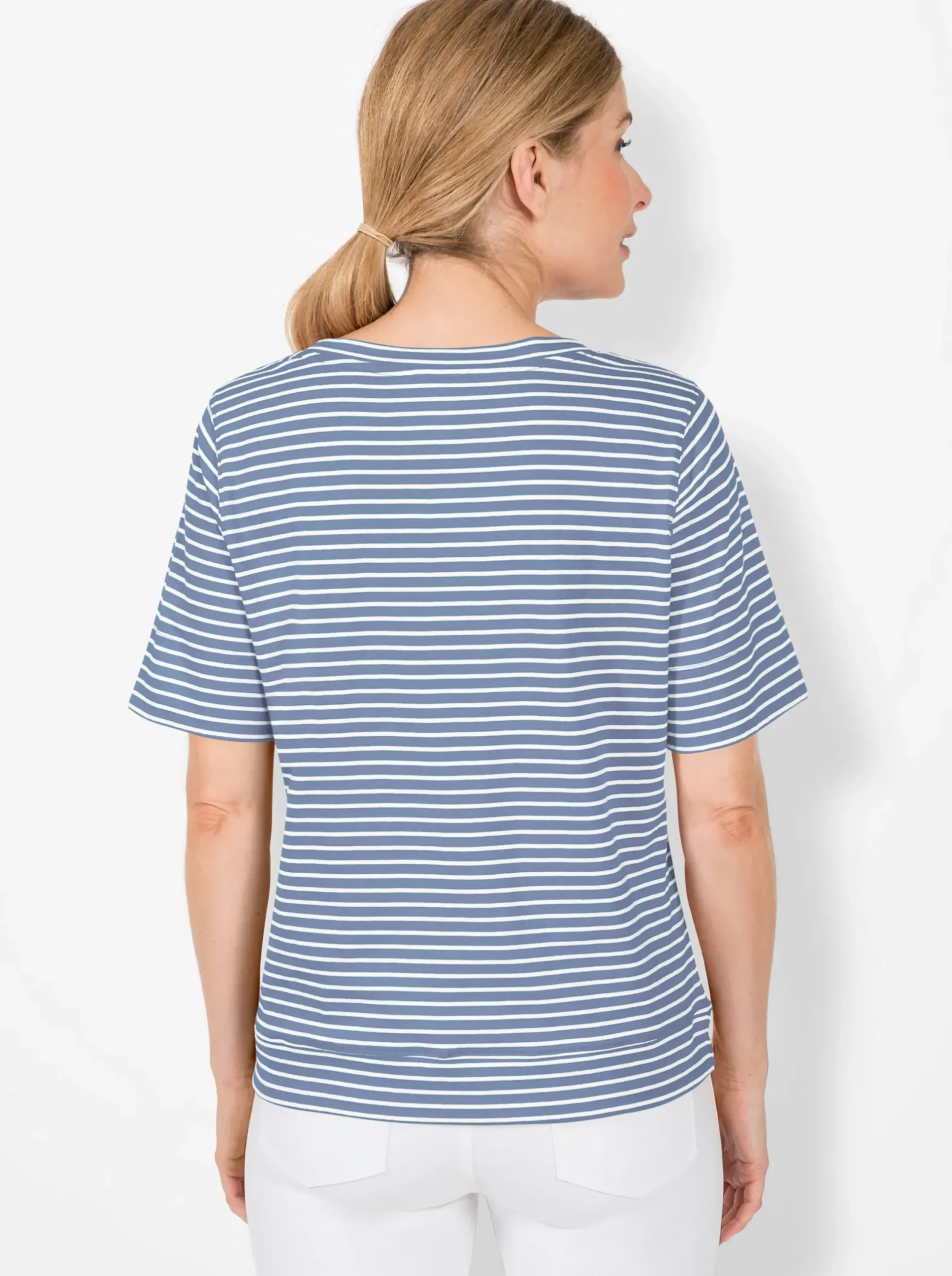 Shirts| Streifenshirt bleu-gestreift
