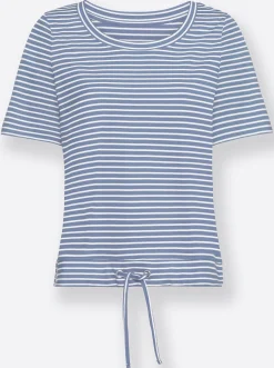 Shirts| Streifenshirt bleu-gestreift