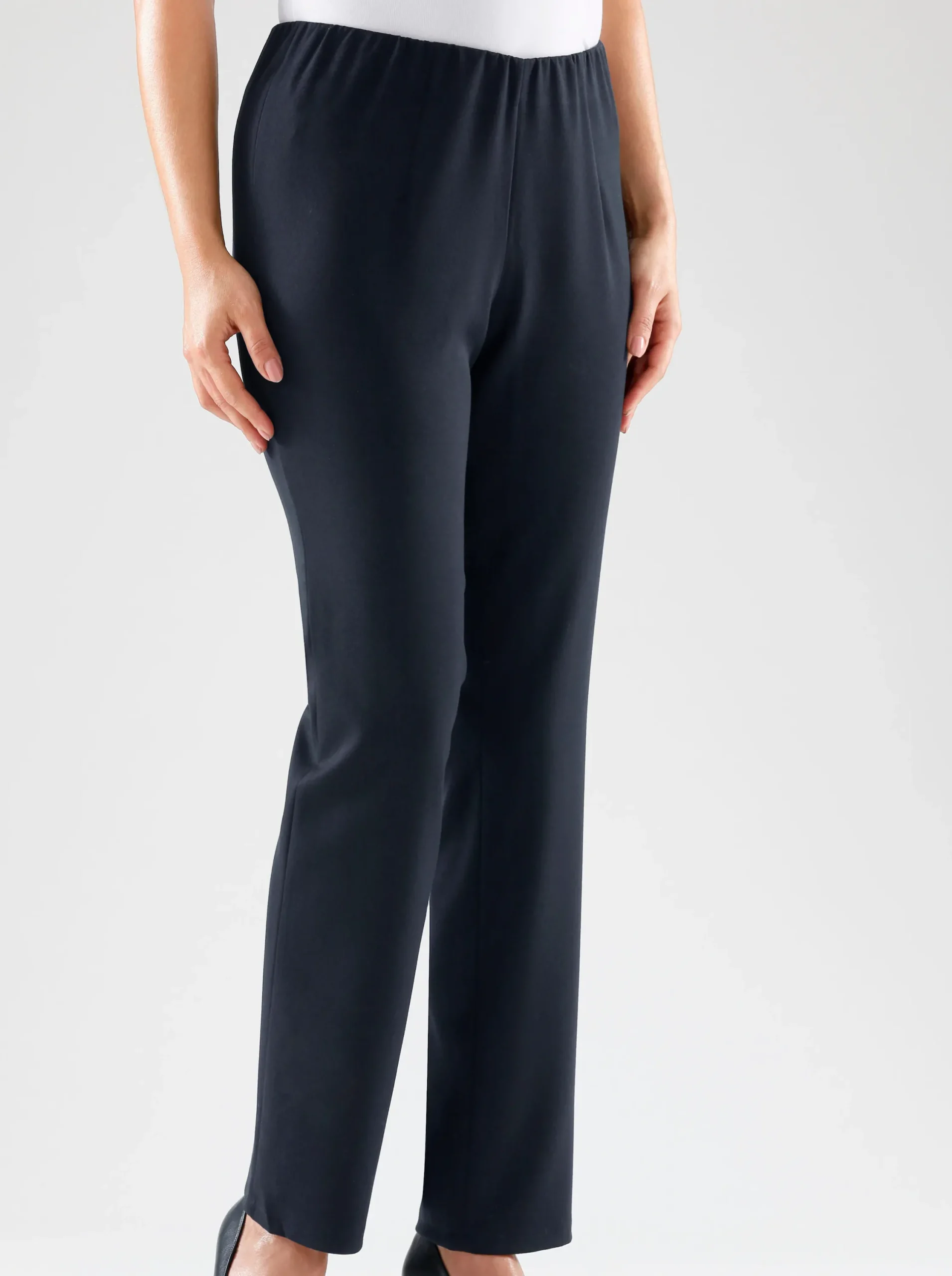 Hosen| Stretch-Hose mit innenliegendem Dehnbund marine