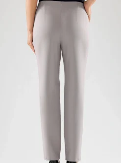 Hosen| Stretch-Hose mit innenliegendem Dehnbund grau