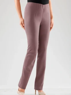 Hosen| Stretch-Hose mit innenliegendem Dehnbund rosenholz