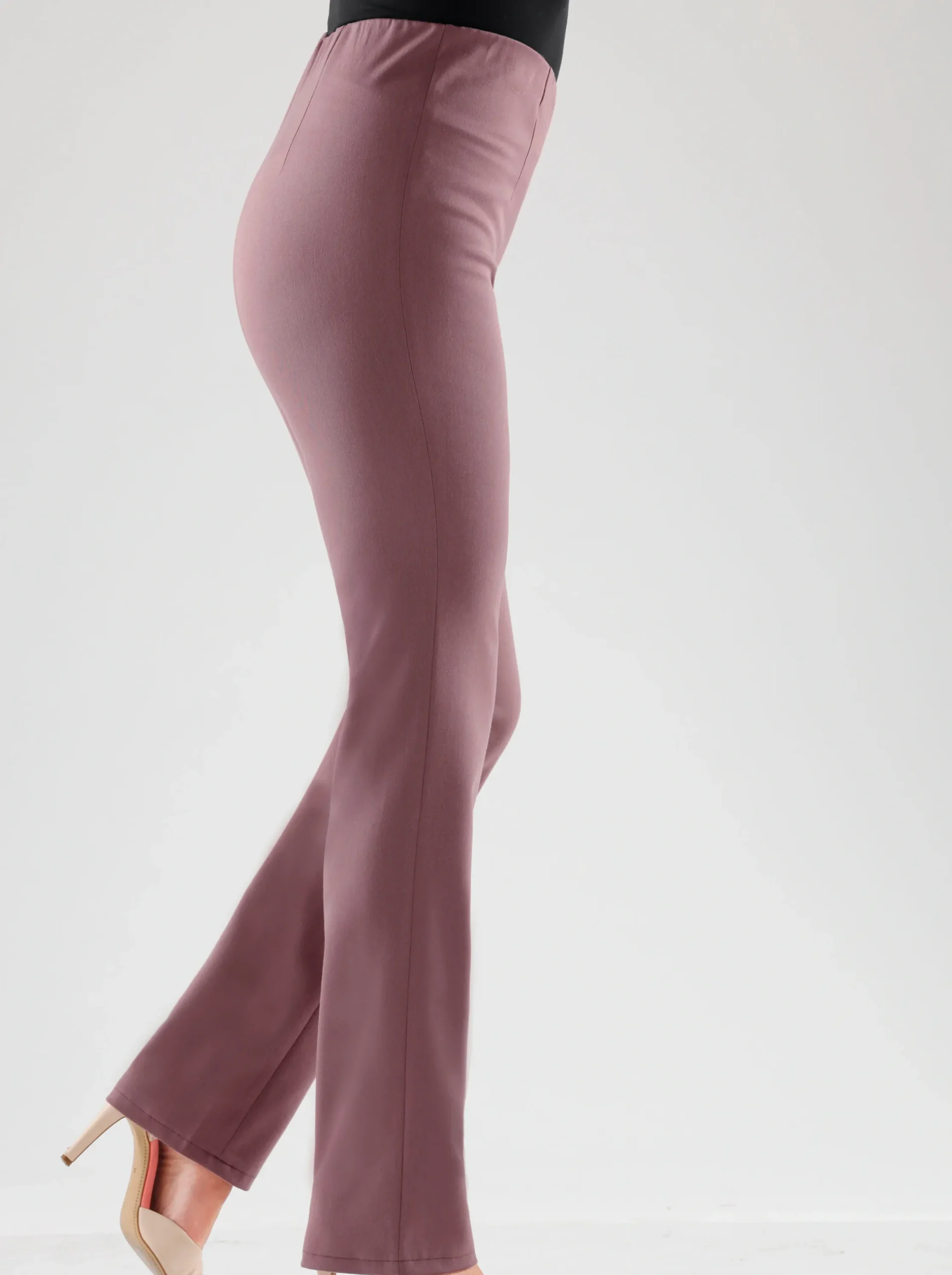 Hosen| Stretch-Hose mit innenliegendem Dehnbund rosenholz