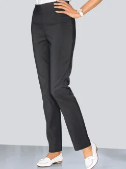 Hosen| Stretch-Hose mit innenliegendem Dehnbund anthrazit