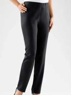 Hosen| Stretch-Hose mit innenliegendem Dehnbund anthrazit