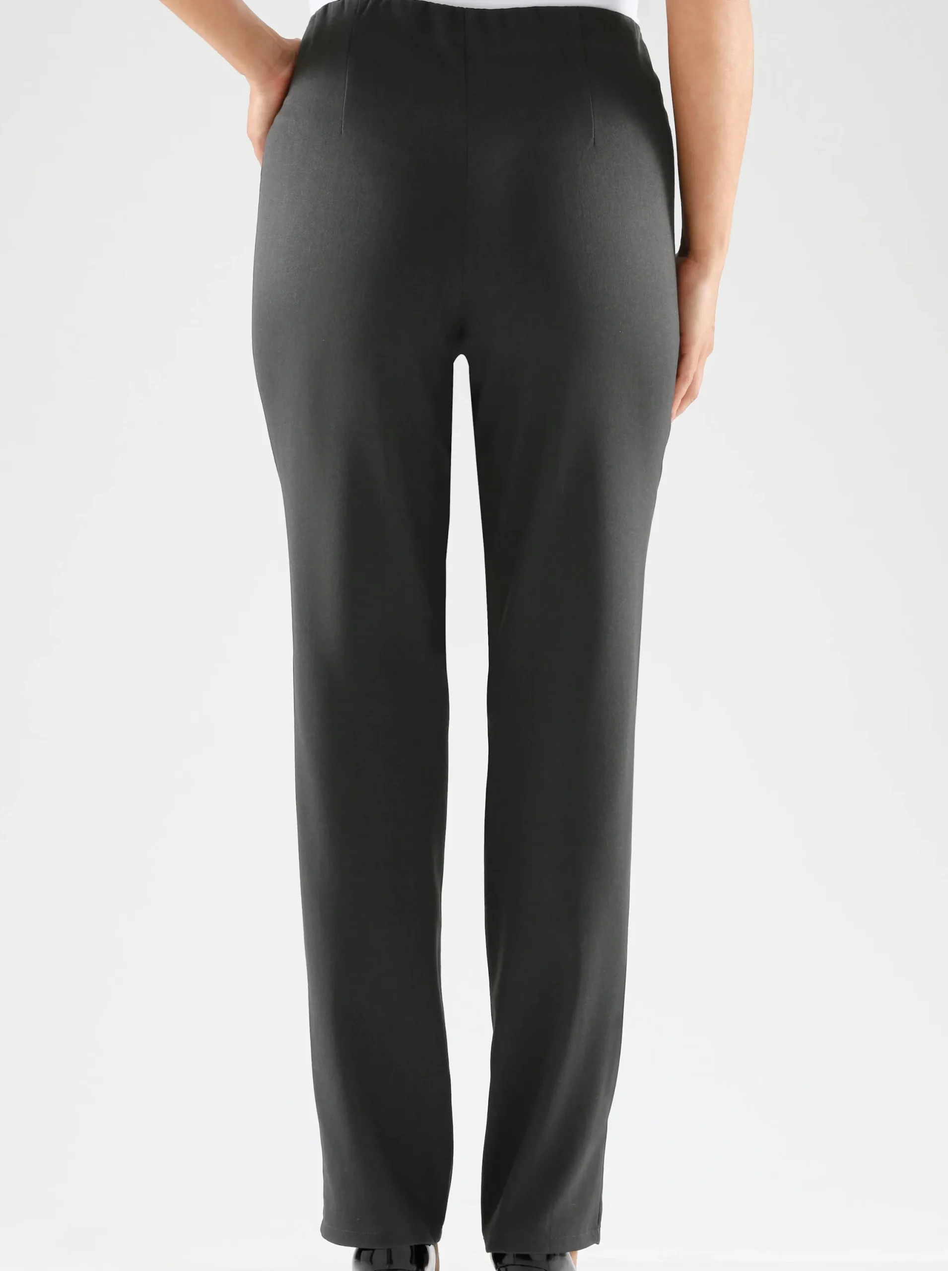 Hosen| Stretch-Hose mit innenliegendem Dehnbund anthrazit