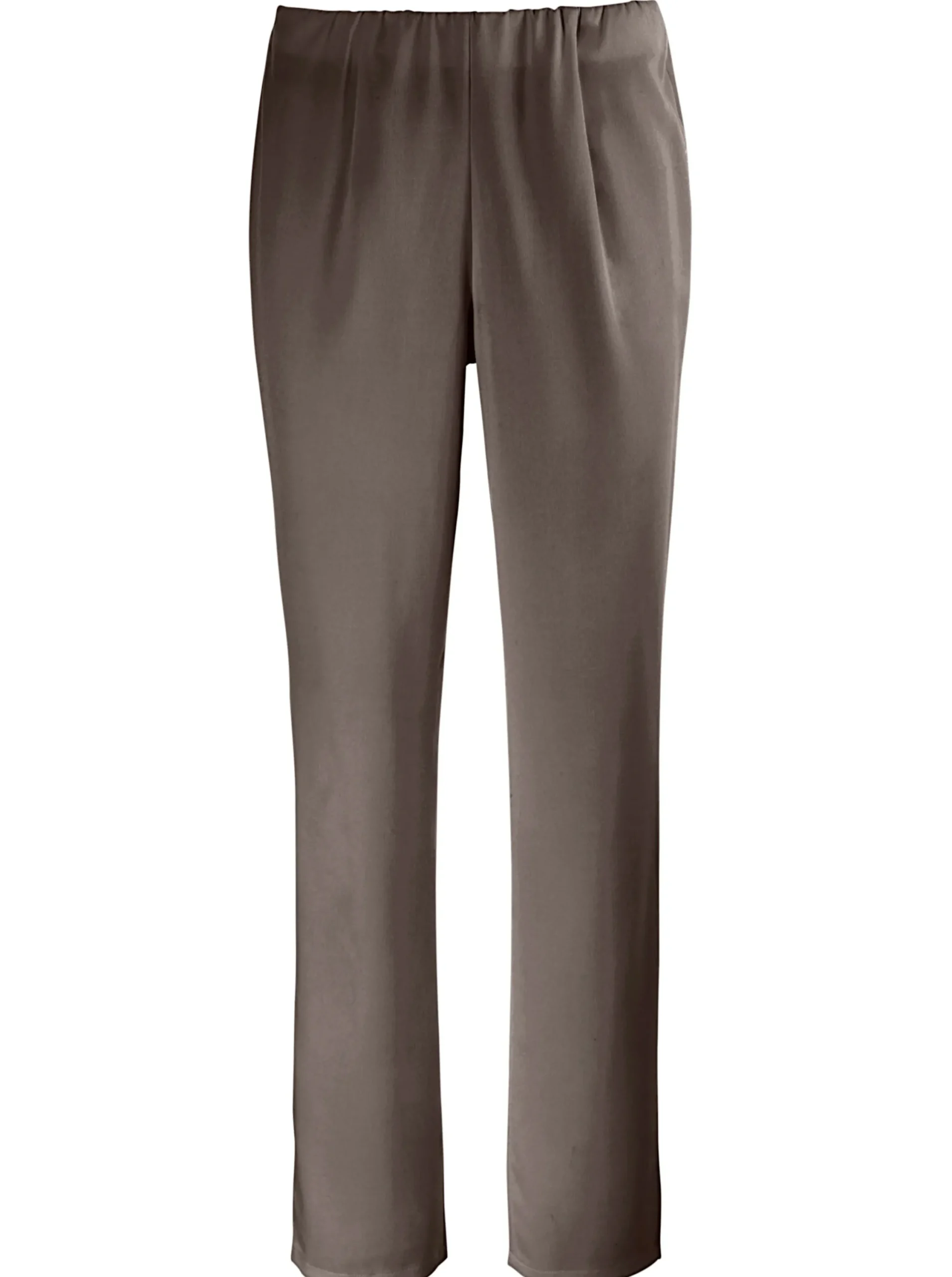 Hosen| Stretch-Hose mit innenliegendem Dehnbund taupe