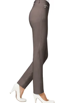 Hosen|Stehmann Comfort line Stretch-Hose mit Zier-Taschen vorne stein