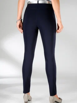 Hosen|Stehmann Comfort line Stretch-Hose mit Zier-Taschen vorne marine
