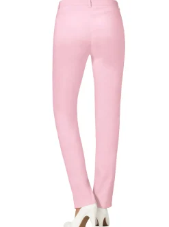 Hosen|Stehmann Comfort line Stretch-Hose mit Zier-Taschen vorne rosé