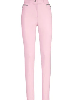 Hosen|Stehmann Comfort line Stretch-Hose mit Zier-Taschen vorne rosé