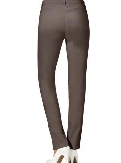 Hosen|Stehmann Comfort line Stretch-Hose mit Zier-Taschen vorne taupe