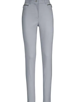 Hosen|Stehmann Comfort line Stretch-Hose mit Zier-Taschen vorne grau