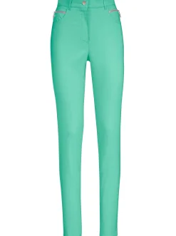 Hosen|Stehmann Comfort line Stretch-Hose mit Zier-Taschen vorne mint