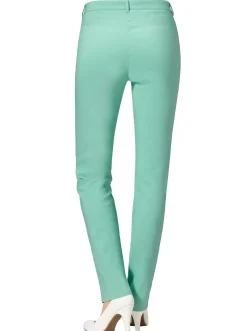 Hosen|Stehmann Comfort line Stretch-Hose mit Zier-Taschen vorne mint