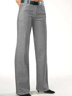 Jeans| Stretch-Jeans hellgrau