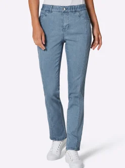 Jeans|CREATION L PREMIUM Stretch-Jeans blue-bleached