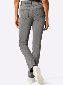 Jeans|CREATION L PREMIUM Stretch-Jeans lightgrey-denim
