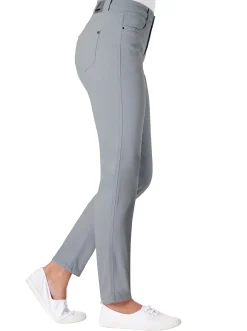 Jeans|Ascari Stretch-Jeans in Röhren-Form grau