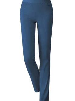 Jeans| Stretch-Jeans mit Rundum-Dehnbund blue-bleached